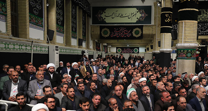 دیدار امام خامنه‌ای با جمعی از موکب‌داران عراقی