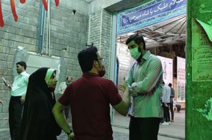 کافه انتخاباتی هیأتی‌های اصفهان در امامزاده شاه‌میرحمزه 