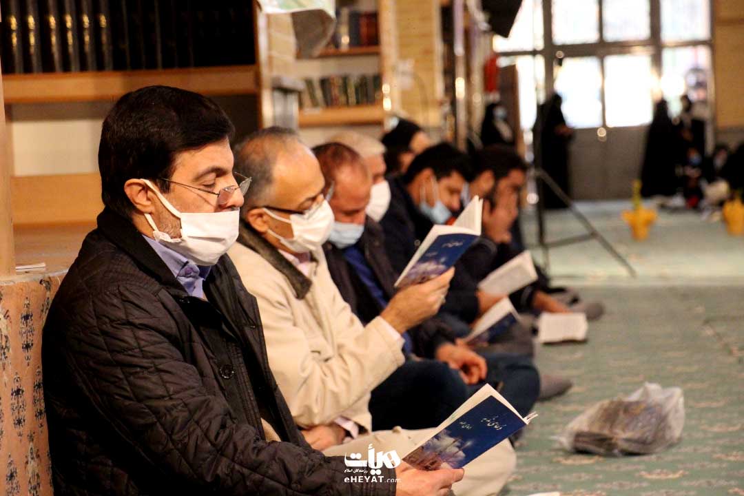 گزارش تصویری دعای ندبه 5 آذر 1400 حسینیه شهدای بسیج