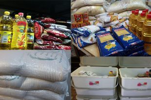 تحویل سبد های مواد غذایی به مدد جویان موسسه خیریّه سیدالکریم علیه السلام