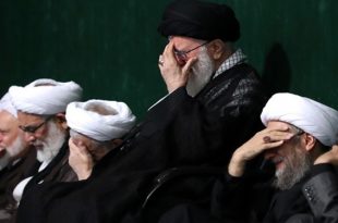 گزارش تصویری اولین شب مراسم عزاداری حضرت اباعبدالله الحسین علیه‌السلام در حسینیه امام خمینی