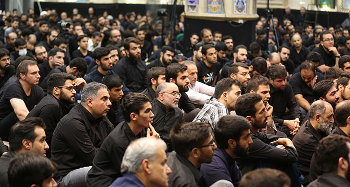 گزارش تصویری شب نهم محرم ۹۷ فاطمیه بزرگ تهران