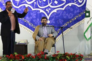 صوت مداحی حاج مرتضی طاهری و حاج محمدرضا بذری در جشن میلاد امام رضا