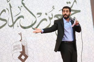 شعرخوانی کربلایی حسین طاهری پیرامون انتخابات | تجمع بزرگ رای اولی ها