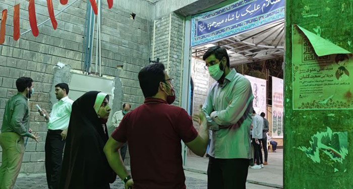 کافه انتخاباتی هیأتی‌های اصفهان در امامزاده شاه‌میرحمزه 
