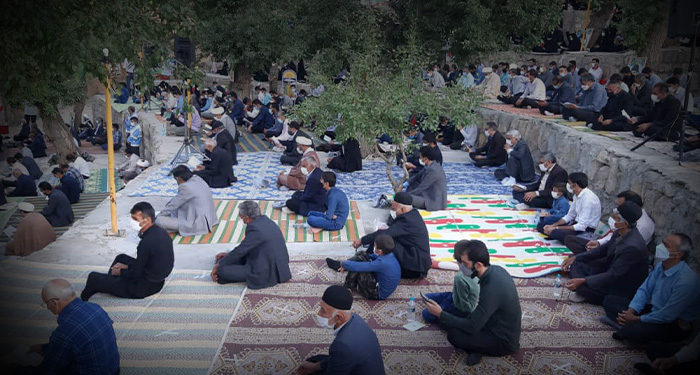 گزارش تصویری دعای ندبه 18 تیر 1400 شهرستان فارسان