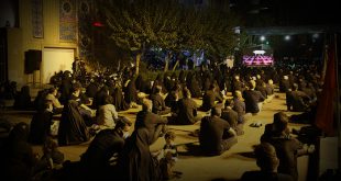 گزارش تصویری شب عاشورای محرم 1443 در فاطمیه بزرگ تهران