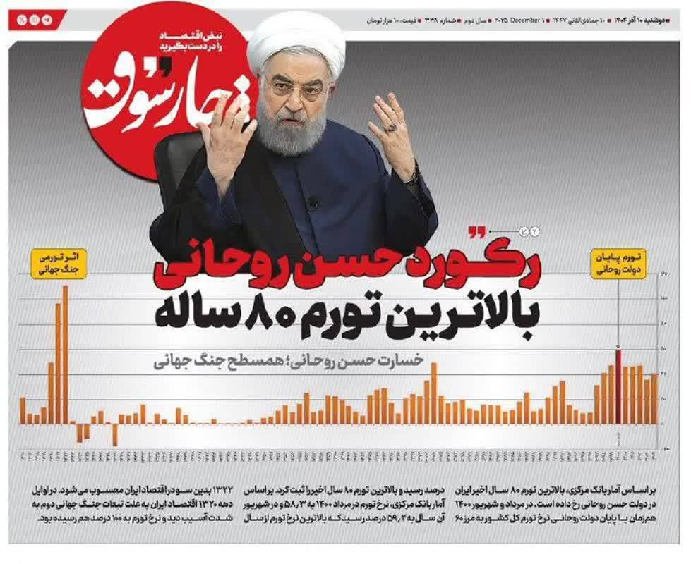 تورم دولت روحانی