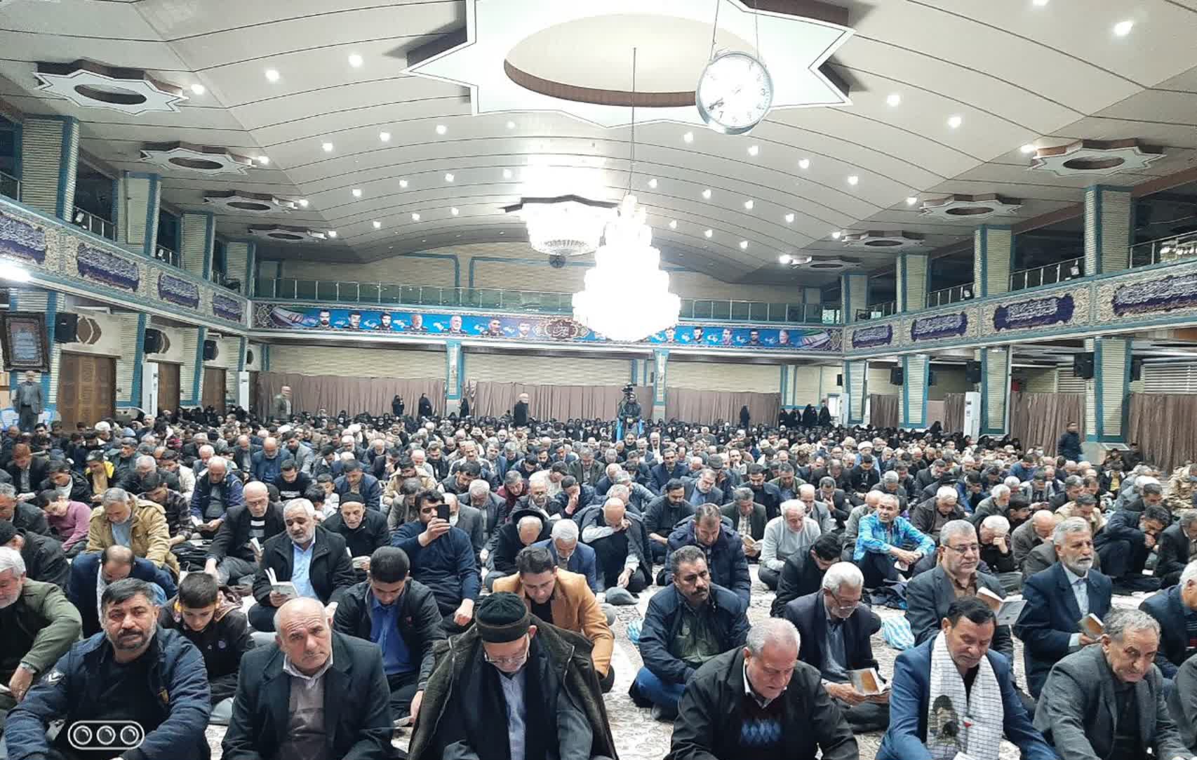 گزارش تصویری از مراسم دعای ندبه در ارومیه