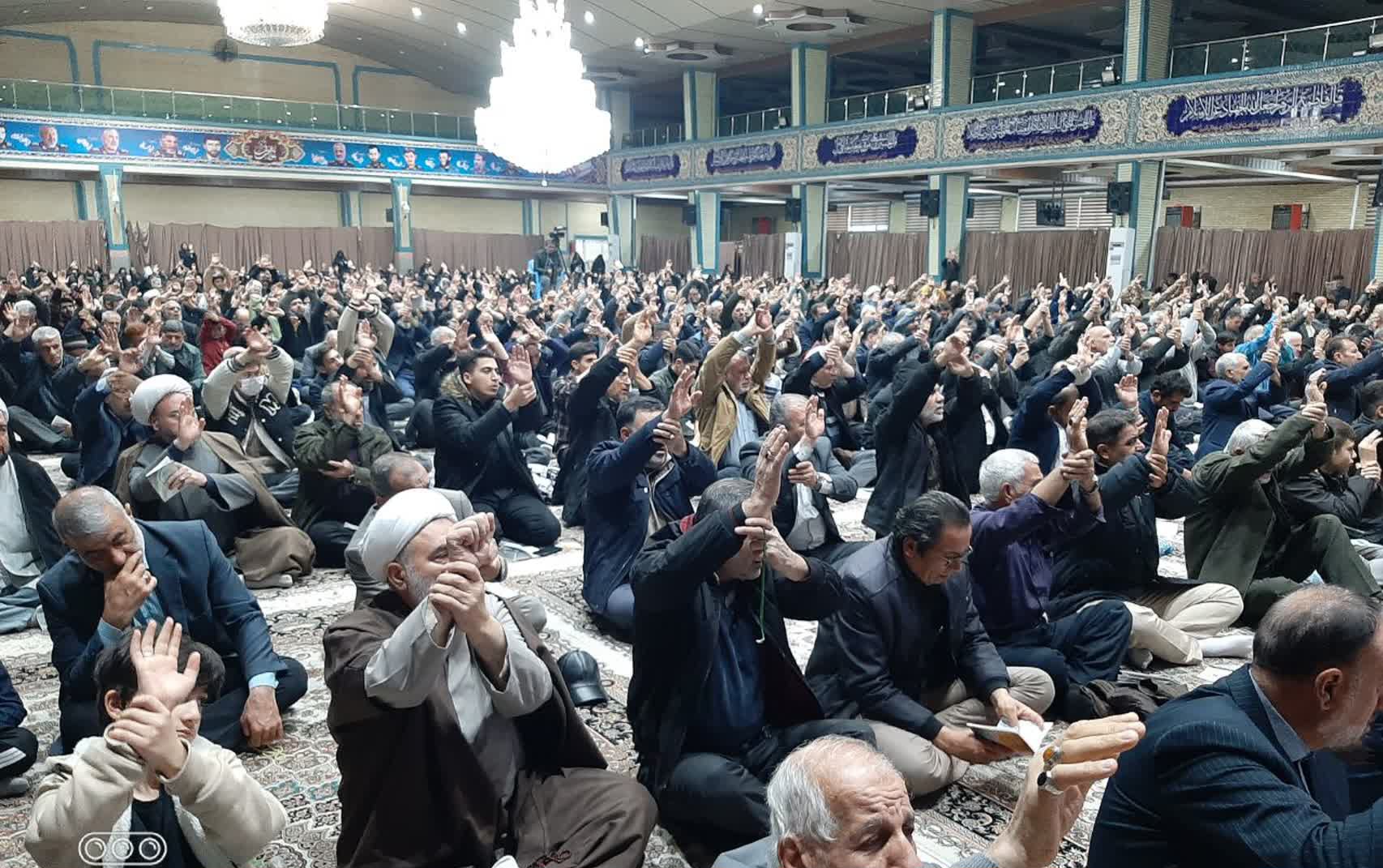 گزارش تصویری از مراسم دعای ندبه در ارومیه