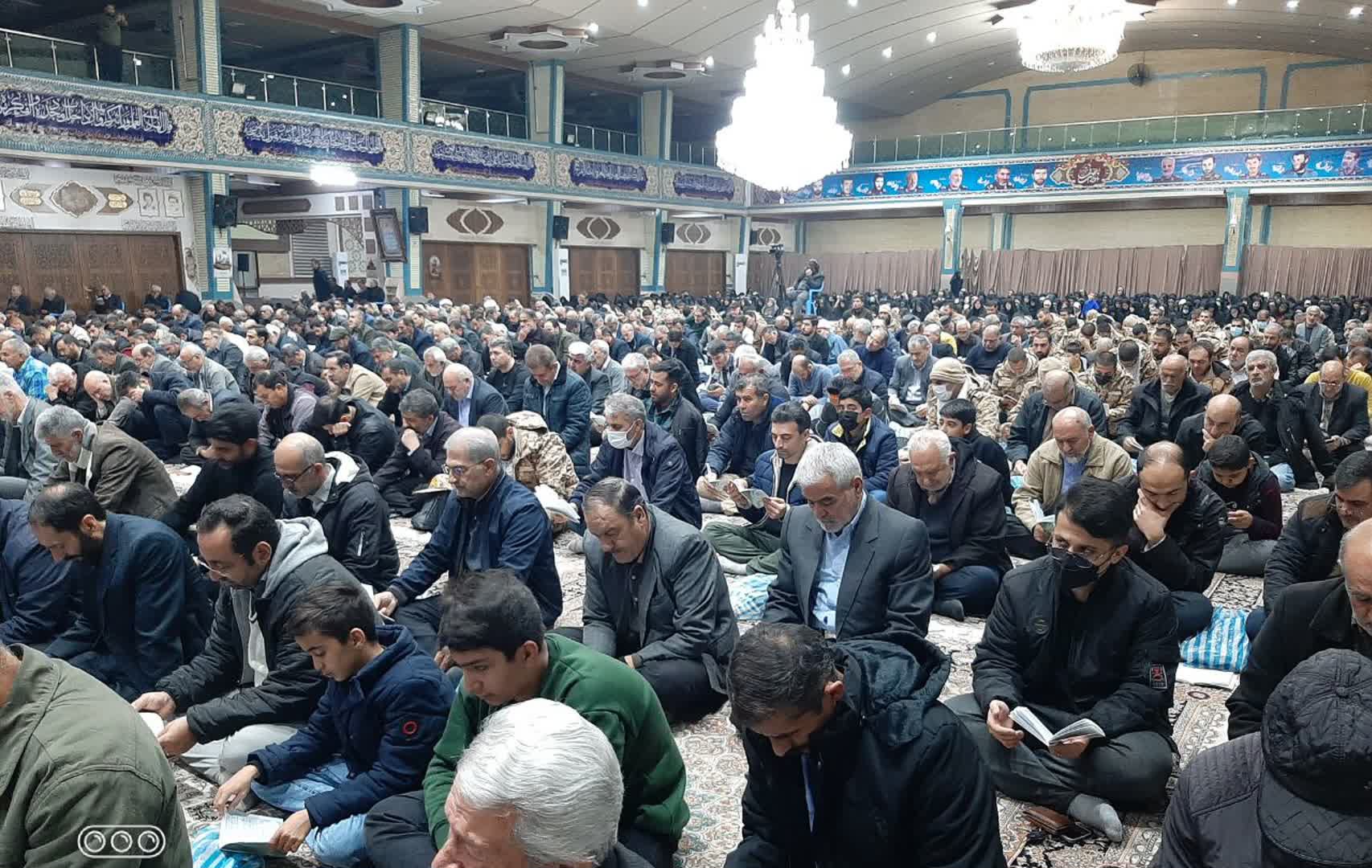 گزارش تصویری از مراسم دعای ندبه در ارومیه