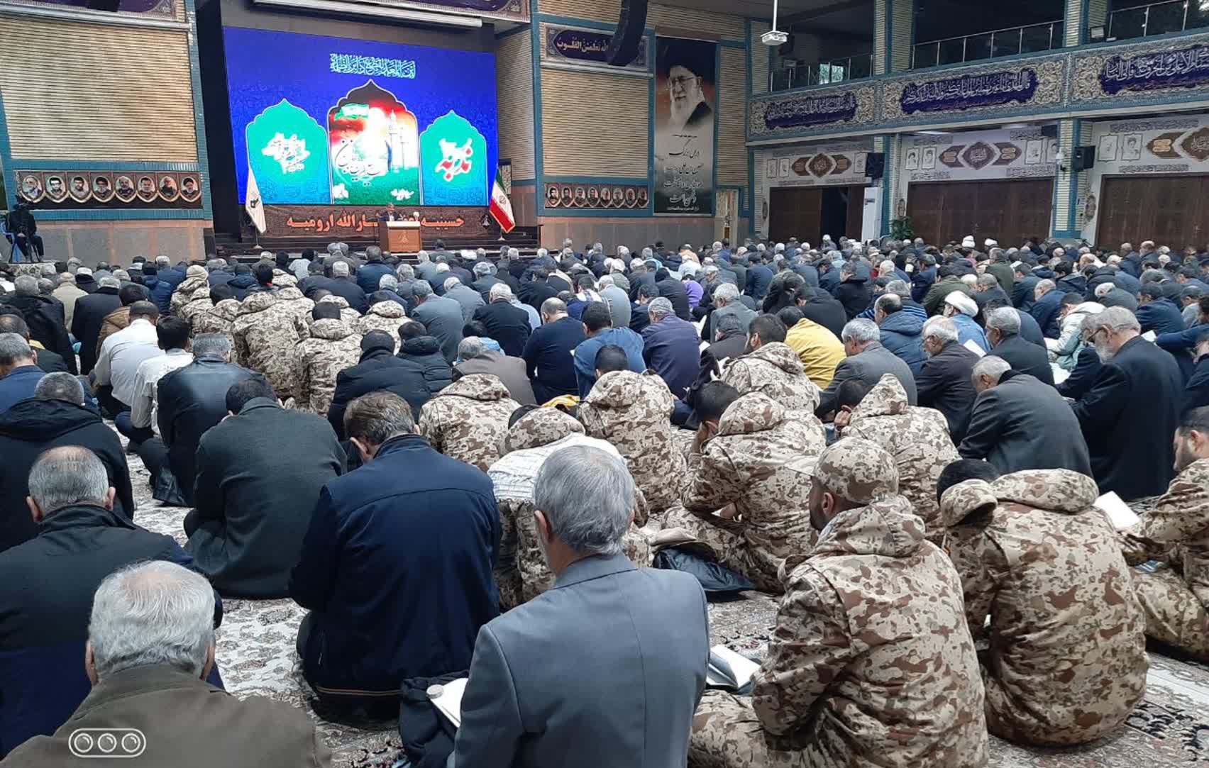 گزارش تصویری از مراسم دعای ندبه در ارومیه